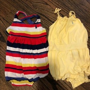 Ralph Lauren Bubble Romper Bundle